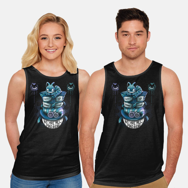 Cheshire Hatter-Unisex-Basic-Tank-Vallina84