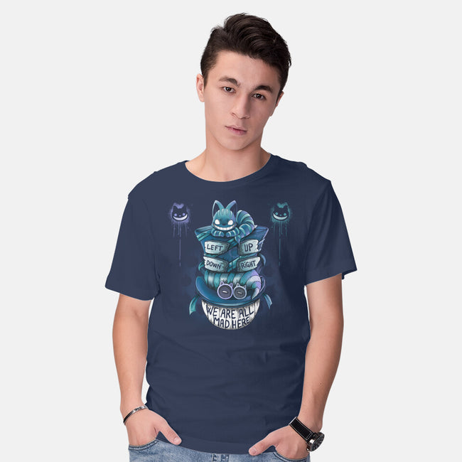 Cheshire Hatter-Mens-Basic-Tee-Vallina84