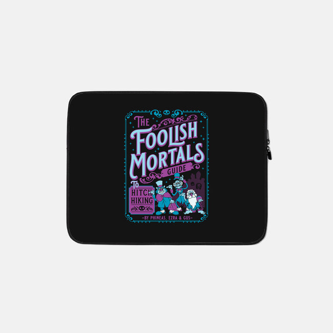 Foolish Mortals Hitchhiking Guide-None-Zippered-Laptop Sleeve-Nemons