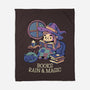 Books Rain And Magic-None-Fleece-Blanket-Geekydog