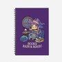 Books Rain And Magic-None-Dot Grid-Notebook-Geekydog