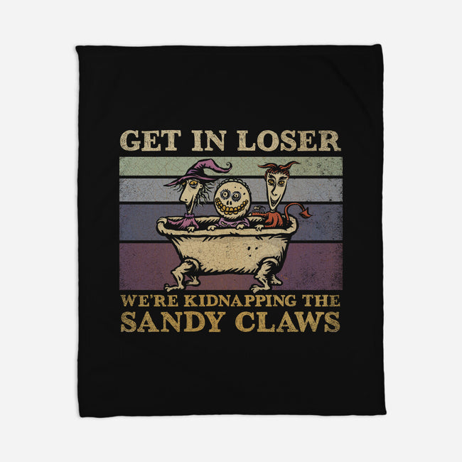 We're Kidnapping The Sandy Claws-None-Fleece-Blanket-kg07