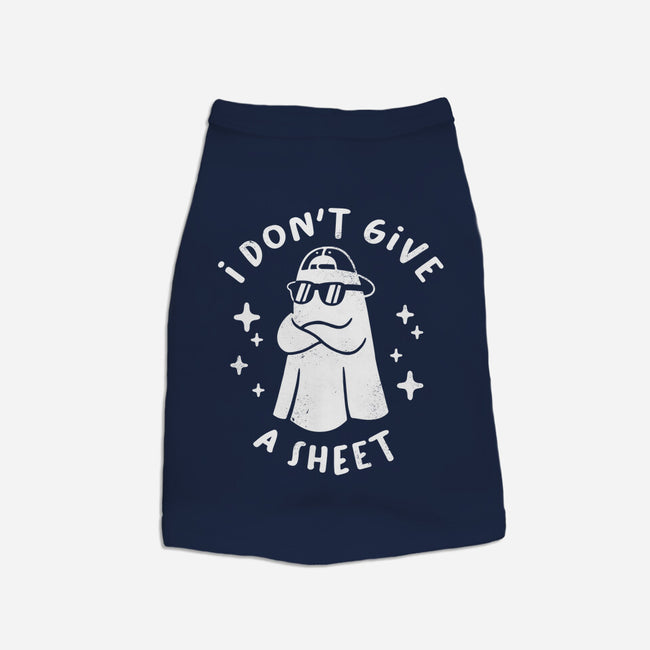 Don't Give A Sheet-Dog-Basic-Pet Tank-paulagarcia