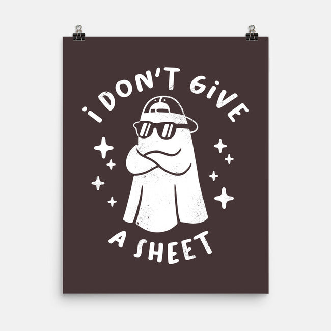 Don't Give A Sheet-None-Matte-Poster-paulagarcia