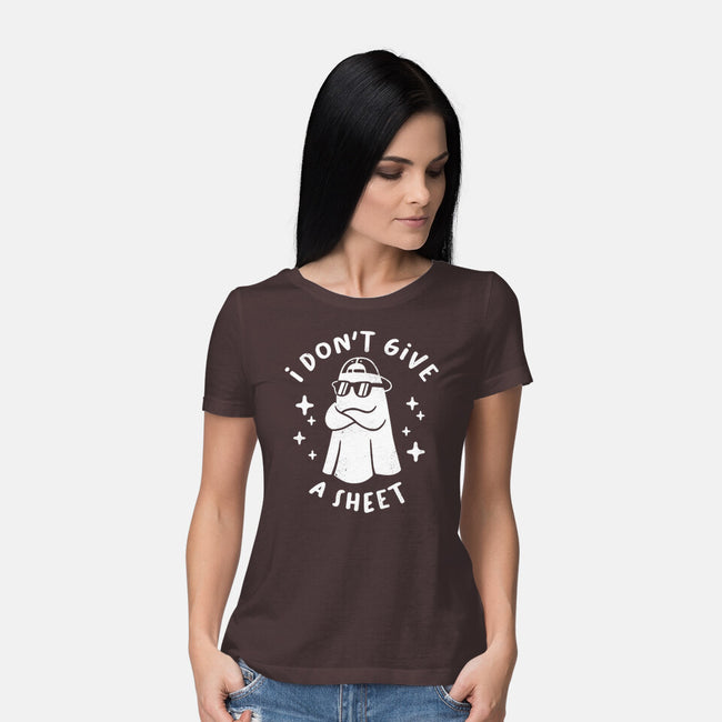 Don't Give A Sheet-Womens-Basic-Tee-paulagarcia