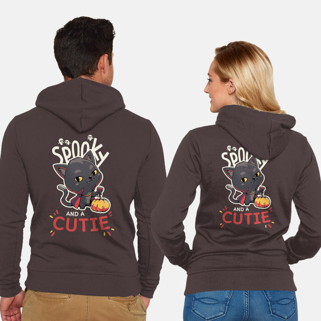 Spooky Cutie-Unisex-Zip-Up-Sweatshirt-Geekydog