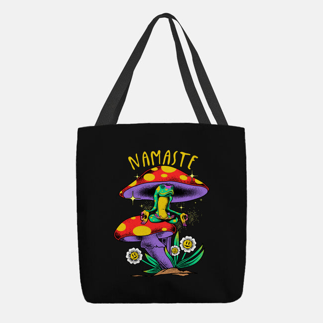 Namaste Meditation-None-Basic Tote-Bag-heydale