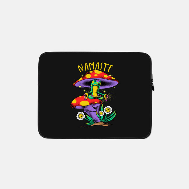 Namaste Meditation-None-Zippered-Laptop Sleeve-heydale