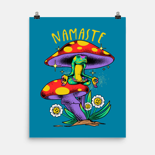 Namaste Meditation-None-Matte-Poster-heydale