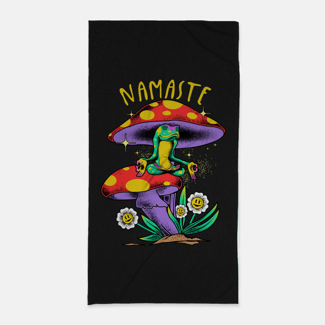 Namaste Meditation-None-Beach-Towel-heydale