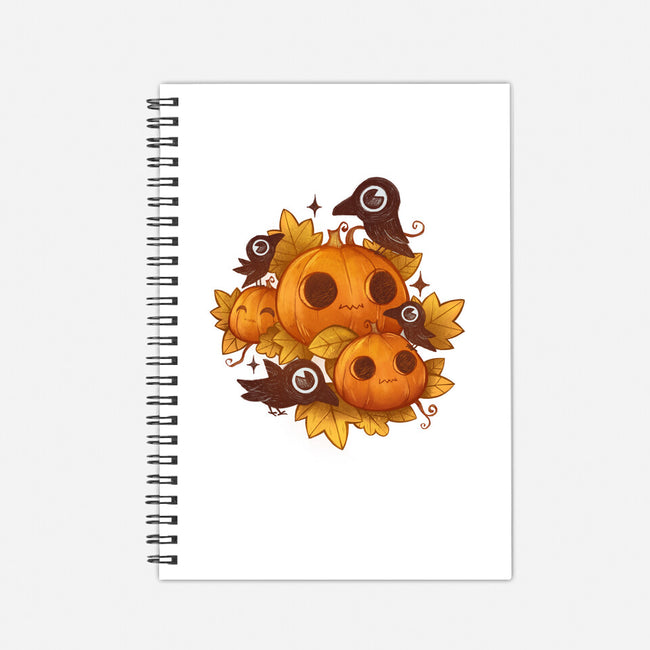 Pumpkins And Crows-None-Dot Grid-Notebook-ricolaa