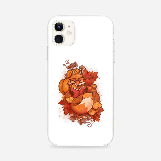 Autumn Reader-iPhone-Snap-Phone Case-ricolaa