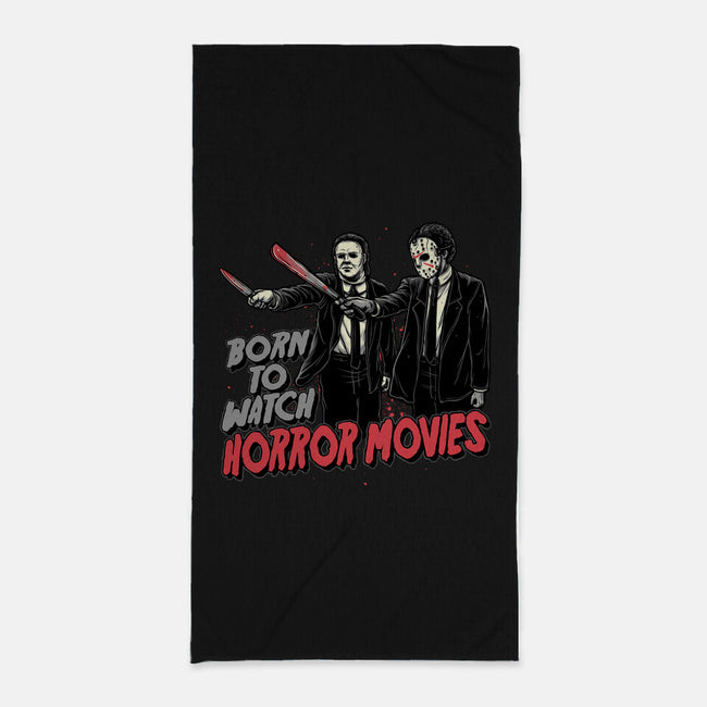 Horror Duo-None-Beach-Towel-momma_gorilla