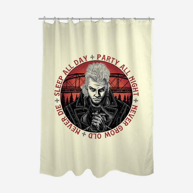 Never Die-None-Polyester-Shower Curtain-momma_gorilla