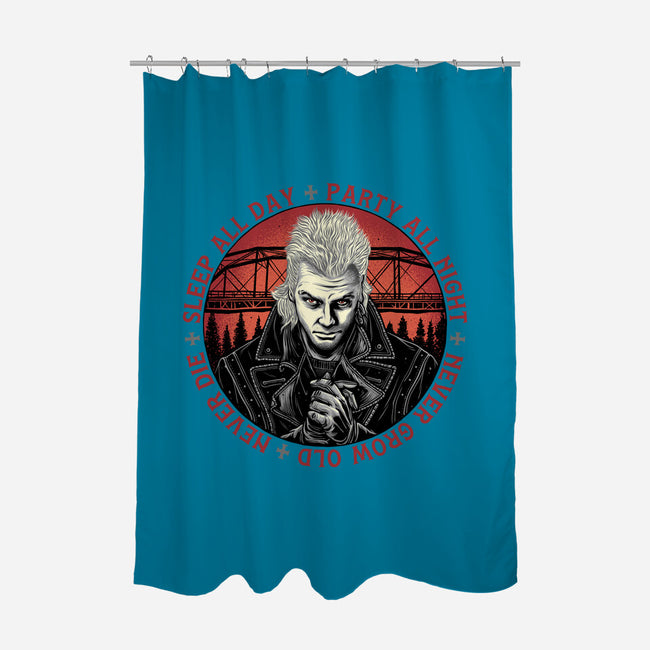 Never Die-None-Polyester-Shower Curtain-momma_gorilla