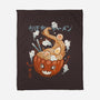 Pumpkin Ramen-None-Fleece-Blanket-IKILO