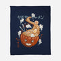 Pumpkin Ramen-None-Fleece-Blanket-IKILO