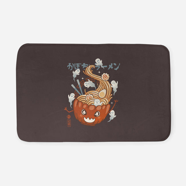 Pumpkin Ramen-None-Memory Foam-Bath Mat-IKILO