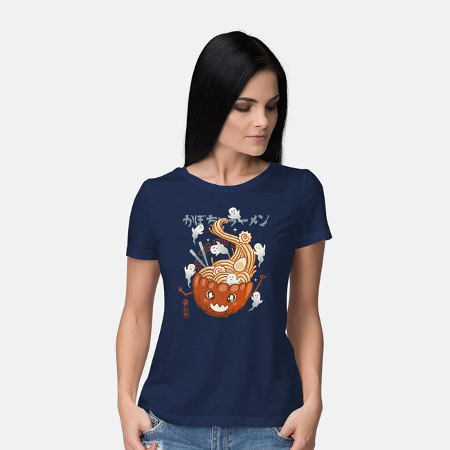 Pumpkin Ramen-Womens-Basic-Tee-IKILO