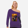 Nightmare Before Halloween-Womens-Off Shoulder-Sweatshirt-spoilerinc