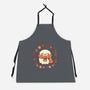 Ghostly Fall Vibes-Unisex-Kitchen-Apron-TechraNova