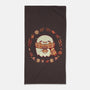 Ghostly Fall Vibes-None-Beach-Towel-TechraNova