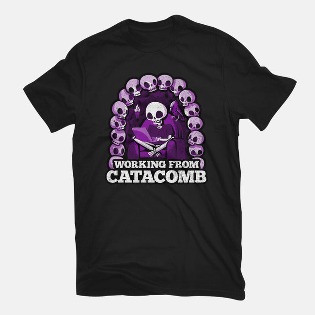 Working From Catacomb-Youth-Basic-Tee-Aarons Art Room