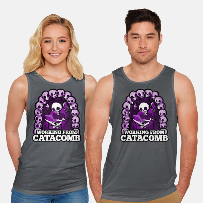 Working From Catacomb-Unisex-Basic-Tank-Aarons Art Room