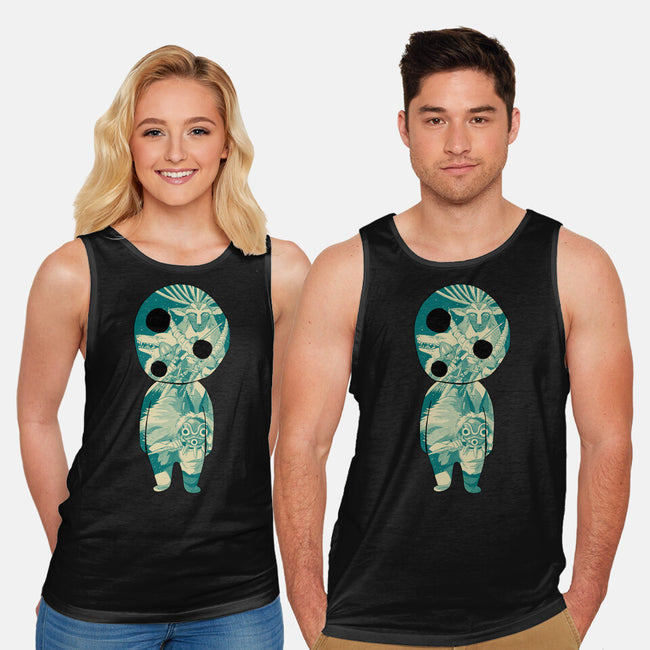 The Spirit Of The Forest-Unisex-Basic-Tank-Hafaell