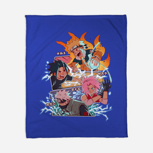 Naruto Battle-None-Fleece-Blanket-jacnicolauart