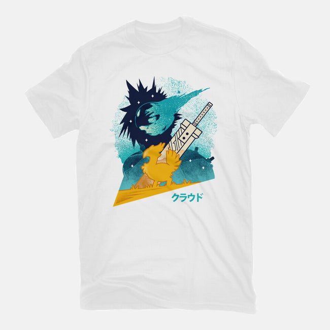 Cloud And Chocobo-Youth-Basic-Tee-Logozaste