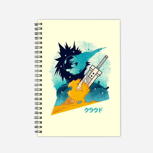 Cloud And Chocobo-None-Dot Grid-Notebook-Logozaste