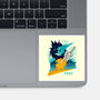 Cloud And Chocobo-None-Glossy-Sticker-Logozaste