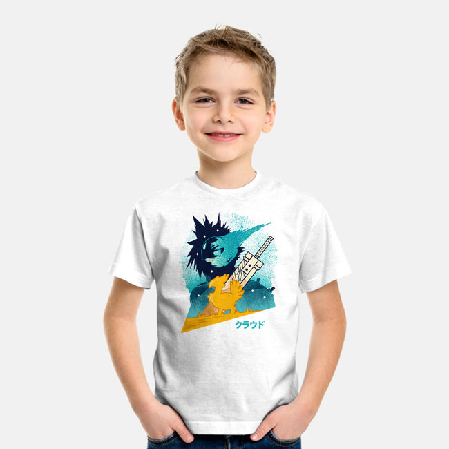 Cloud And Chocobo-Youth-Basic-Tee-Logozaste