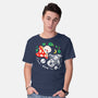 Dead Alive Mushrooms-Mens-Basic-Tee-Vallina84