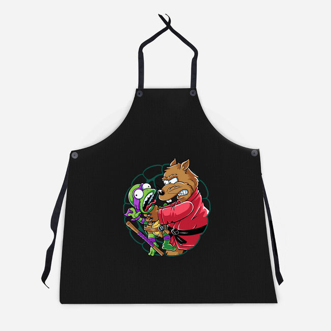 Why You Little Turtle Don-Unisex-Kitchen-Apron-yellovvjumpsuit