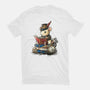 Steampunk Mouse Reader-Mens-Premium-Tee-NemiMakeit