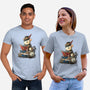 Steampunk Mouse Reader-Unisex-Basic-Tee-NemiMakeit