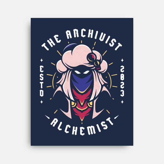 The Archivist Alchemist-None-Stretched-Canvas-Alundrart