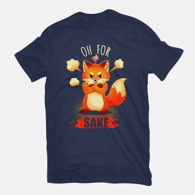 Oh For Fox Sake-Mens-Basic-Tee-Digital Magician