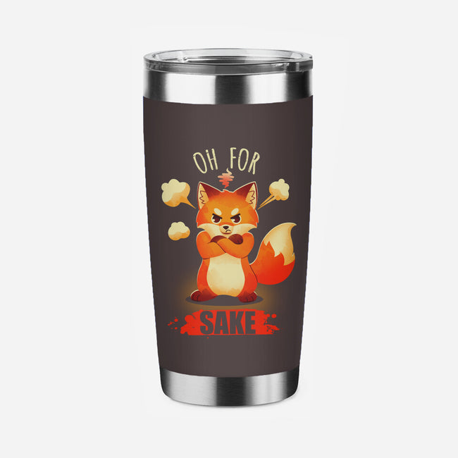 Oh For Fox Sake-None-Stainless Steel Tumbler-Drinkware-Digital Magician