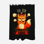 Oh For Fox Sake-None-Polyester-Shower Curtain-Digital Magician