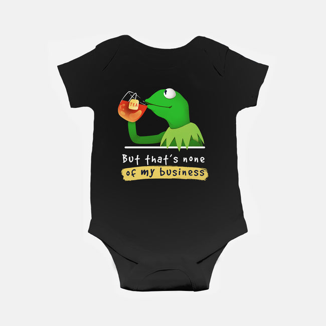 None Of My Business Muppet-Baby-Basic-Onesie-Digital Magician