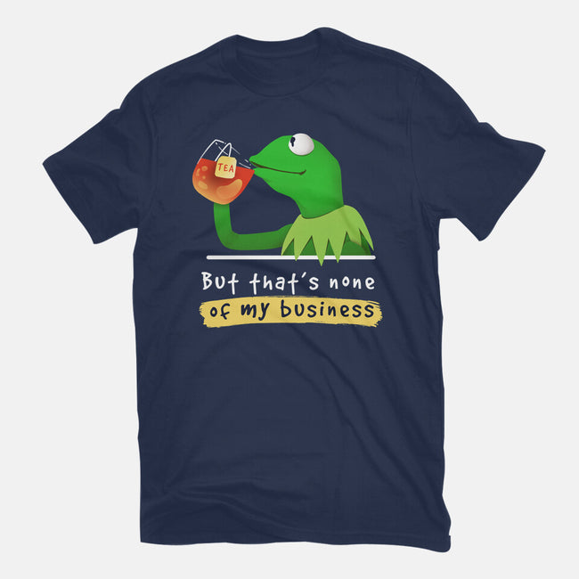 None Of My Business Muppet-Mens-Basic-Tee-Digital Magician