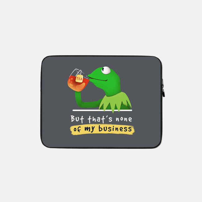 None Of My Business Muppet-None-Zippered-Laptop Sleeve-Digital Magician