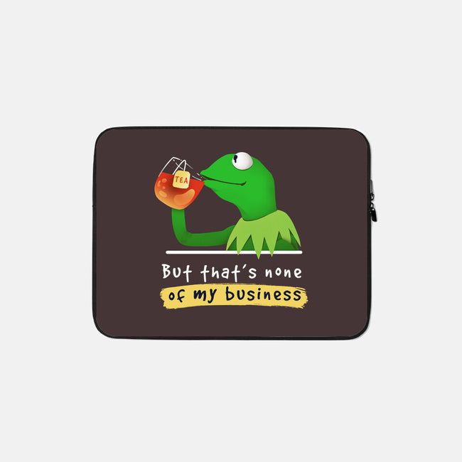 None Of My Business Muppet-None-Zippered-Laptop Sleeve-Digital Magician