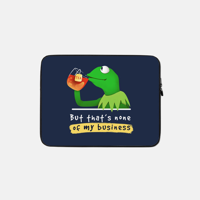 None Of My Business Muppet-None-Zippered-Laptop Sleeve-Digital Magician