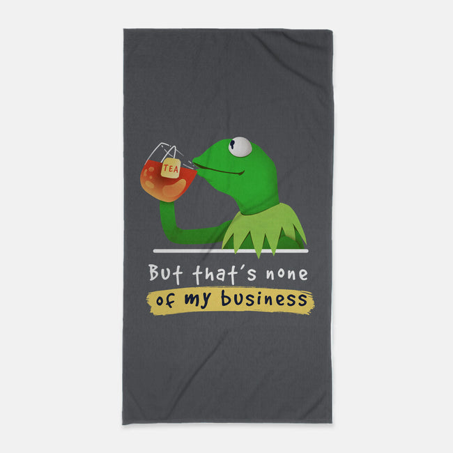 None Of My Business Muppet-None-Beach-Towel-Digital Magician