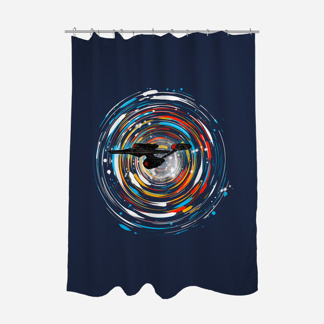 The Vortex-None-Polyester-Shower Curtain-kharmazero