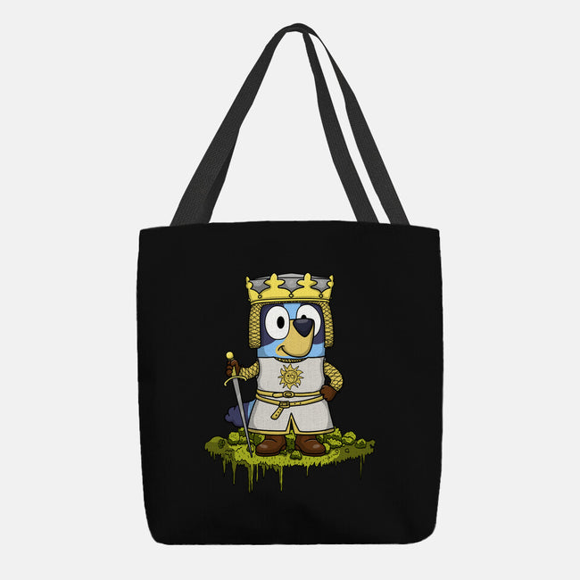 Bluey And The Holy Grail-None-Basic Tote-Bag-JamesQJO